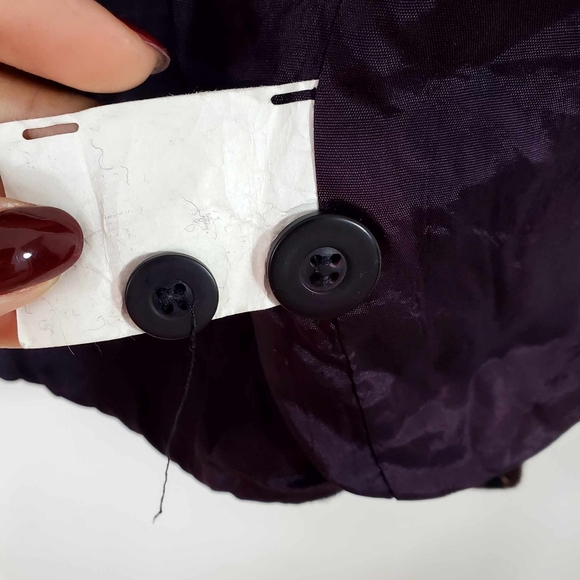 Vintage 80s 100%Virgin Wool Blazer Stripes 3 Buttoms Closure Tristan & Iseut - Picture 10 of 12